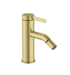 Bateria bidetowa sztorcowa bez korka PVD Brushed Gold ONA Roca (A5A629EVA0)