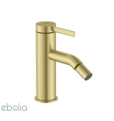 Bateria bidetowa sztorcowa bez korka PVD Brushed Gold ONA Roca (A5A629EVA0)