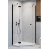 Kabina pięciokątna 80x80 Essenza 8 Black PTJ Radaway (10490000-54-01L + 10490100-01-01)