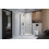 Kabina pięciokątna 80x80 Essenza 8 Black PTJ Radaway (10490000-54-01L + 10490100-01-01)