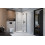 Kabina asymetryczna 80x90 Essenza 8 Black PTJ Radaway (10490000-54-01R + 10490400-01-01)