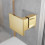 Kabina pięciokątna 80x90 Essenza 8 Gold PTJ Radaway (10490000-09-01R + 10490400-01-01)