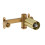Element podtynkowy do baterii umywalkowej podtynkowej PVD Brushed Gold ONA Roca (A5E3501VA0)