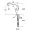 Bateria umywalkowa Cold Start z korkiem Click-Clack Ona Roca (A5A323AC00)