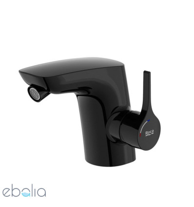 Bateria bidetowa jednouchwytowa bez korka Titanium Black Insignia Roca (A5A6A3ACN0)
