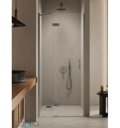 Drzwi wnękowe 110x200 lewe Nesta Gunmetal Brushed New Trendy (D-0933A)