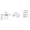 Element podtynkowy do baterii umywalkowych podtynkowych Rose Gold Roca (A5252206RG)