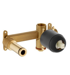 Element podtynkowy do baterii umywalkowych podtynkowych Brushed Titanium Black Roca (A5252206NM)