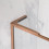 Kabina Walk-in 50 Modo F SL Brushed Copper II Radaway (10419054-93-01L)