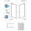 Kabina Walk-in 95 Modo F SL Brushed Nickel II Radaway (10419095-91-01R)