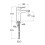 Bateria umywalkowa Medium Cold Start bez korka chrom Atlas Roca (A5A3990C00)