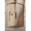 Kabina prysznicowa 80x80 Idea 8 QL Black KDD Radaway (10590080-54-01L + 10590080-54-01R)