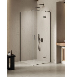 Kabina prysznicowa 80x70x200 prawa Nesta Gunmetal Brushed New Trendy (K-4726)