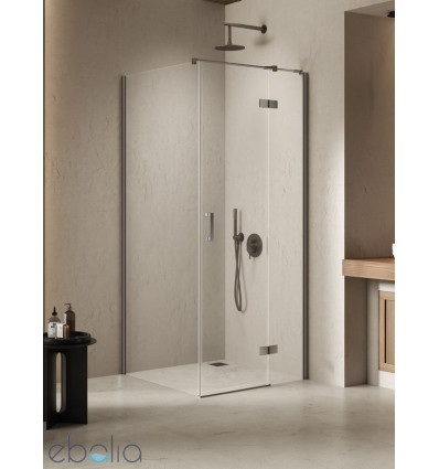Kabina prysznicowa 80x70x200 prawa Nesta Gunmetal Brushed New Trendy (K-4726)