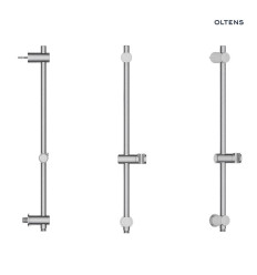 Drążek prysznicowy 60 cm nikiel Alling Oltens (37300910)