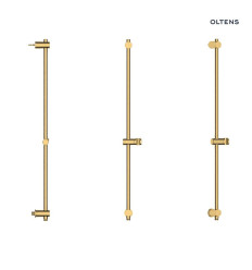 Drążek prysznicowy 90 cm złoto szczotkowane Alling Oltens (37301810)