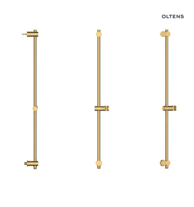 Drążek prysznicowy 90 cm złoto szczotkowane Alling Oltens (37301810)