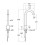 Bateria umywalkowa wysoka elektroniczna z mieszaczem AC 230V chrom Loft Roca (A5A3843C00)