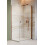 Kabina prysznicowa 80x70 Nes Brushed Copper KDJ I Radaway (10022080-93-01R + 10039070-01-01)