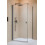 Kabina prysznicowa 80x70 Nes Brushed GunMetal KDJ I Radaway (10022080-92-01L + 10039070-01-01)