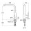 Bateria zlewozmywakowa Cold Start chrom Cala Roca (A5A836EC00)