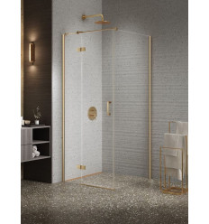 Kabina prysznicowa 110x70x200 lewa Nesta Gold Brushed New Trendy (K-4418)