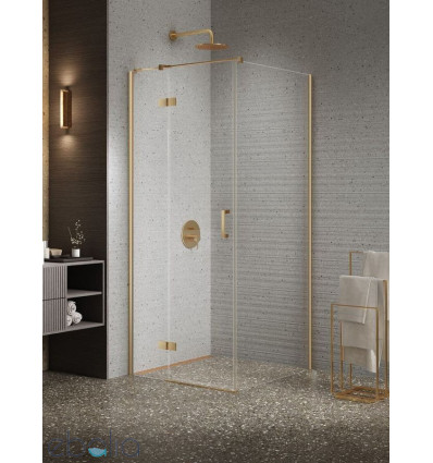 Kabina prysznicowa 120x120x200 lewa Nesta Gold Brushed New Trendy (K-4429)