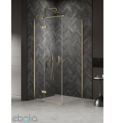 Kabina prysznicowa 80x70x200 lewa Nesta Light Gold New Trendy (K-4490)