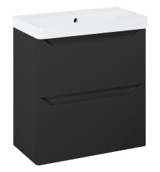 Szafka z umywalką 60 2S Black Matt Helo Compact Elita (RE020600207160)