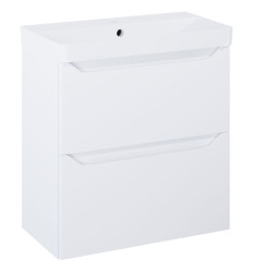 Szafka z umywalką 60 2S White HG Helo Compact Elita (RE020600208060)