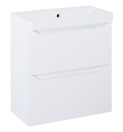 Szafka z umywalką 60 2S White HG Helo Compact Elita (RE020600208060)