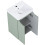 Szafka z umywalką 40 2D Sage Matt Helo Compact Elita (RE020400201470)