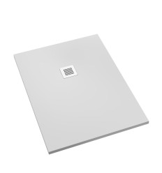 Brodzik kompozytowy Stabilsound Plus® Kalait Smooth White 90x130x3,5 cm, prostokątny Schedpol (3.3118-M2)