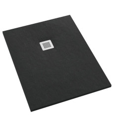 Brodzik kompozytowy Stabilsound Plus® Kalait Black Stone 100x140x3,5 cm, prostokątny Schedpol (3.3127/C/ST-M2)