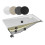 Brodzik kompozytowy Stabilsound Plus® Etrusco Black Stone 90x110x3 cm, prostokątny Schedpol (&nbsp;3.477/C/ST)
