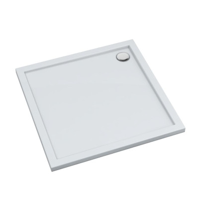 Brodzik akrylowy Caspar New 80x80x4,5 cm, kwadratowy Schedpol (3.2330 )