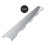 Brodzik podpytkowy Stabilsound Plus® 130+50x90x5/12,5 cm, prostokątny z maskownicą Steel Schedpol (10.034/OLSL)