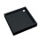 Brodzik akrylowy zintegrowany z nośnikiem i obudową Medium Black Stone 80x80x16 cm, kwadratowy Schedpol (3.4730/C/ST)