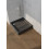 Brodzik akrylowy zintegrowany z nośnikiem i obudową Medium Black Stone 90x90x16 cm, kwadratowy Schedpol (3.4731/C/ST)