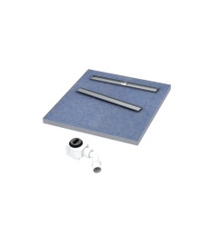 Brodzik podpytkowy Stabilsound Plus® Esco-Line 90x90x5/12,5 cm, kwadratowy Schedline (10ST.4S4-9090)