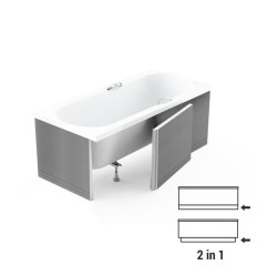 Obudowa uniwersalna do wanien prostokątnych (max 200x100x60 cm) i półokrągłych (max 290x60 cm) Schedline (1.OU.LED-100200)