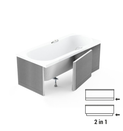 Obudowa uniwersalna do wanien prostokątnych (max 200x100x60 cm) i półokrągłych (max 290x60 cm) Schedline (1.OU.LED-100200)
