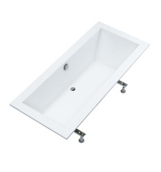 wanna akrylowa Standard Plus Vinca 2.0 180x80x57 cm, prostokątna ze stelażem Schedline (3WST.V3P-18080)