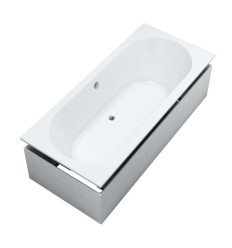 wanna akrylowa Standard Plus Celicia SET 180x80x57 cm, prostokątna z nośnikiem Schedline (3WST.CS1P-18080)