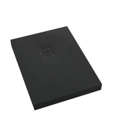 Brodzik akrylowy zint. z nośn. i obud. NonLimits Black Stone 90x180x12cm, prost. Schedline (3ST.N1P-90180/C/ST-M1/C/ST)