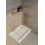Brodzik akrylowy zint. z nośn. i obud. Favory Plus White Stone 90x120x16 cm, prost. Schedline (3ST.F1P-90120/B/ST)