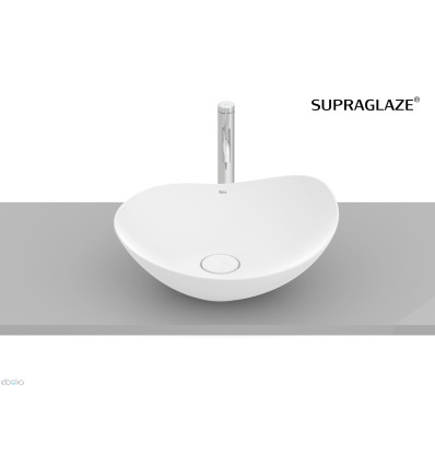 Umywalka nablatowa 47x40,5 cm Fineceramic® Supraglaze® OHTAKE Roca (A327A1NS00)