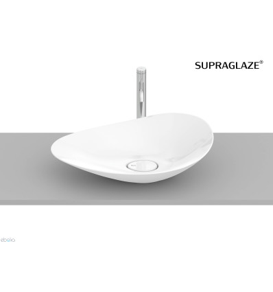 Umywalka nablatowa 62,5x38,5 cm Fineceramic® Supraglaze® OHTAKE Roca (A327A1PS00)