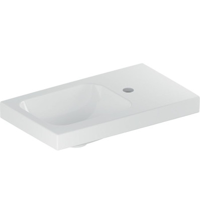 Umywalka mała iCon Light z powierzchnią odkładczą Geberit (501.832.00.2)