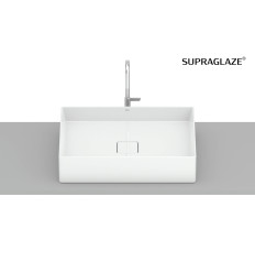Umywalka nablatowa prostokątna 51x36 cm Fineceramic® Supraglaze® TERRA Roca (A32787ZS00)